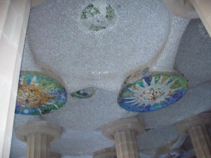 Parque Guell ceiling